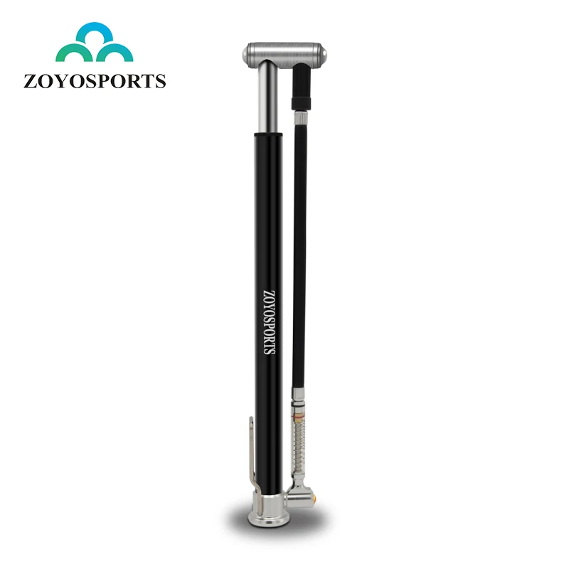 ZOYOSPORTS Bike Foot Air Pump Portable High Pressure with barometer Aluminum Alloy Bicycle Tire Pump, Silver or customized color
ZOYOSPORTS Bike Foot Air Pump Portable High Pressure with barometer Aluminum Alloy Bicycle Tire Pump, Silver or customized color