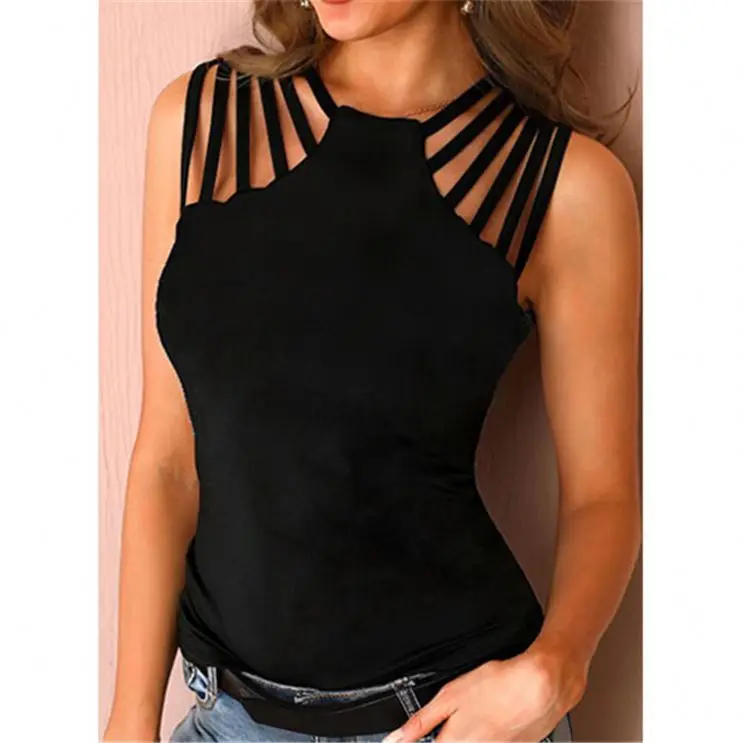 Lowest Price Solid Color Women Top Hollow Out Knitting Shirt Woman Blouses Ladies Strapless Vest Sexy Clothes For Women
Lowest Price Solid Color Women Top Hollow Out Knitting Shirt Woman Blouses Ladies Strapless Vest Sexy Clothes For Women