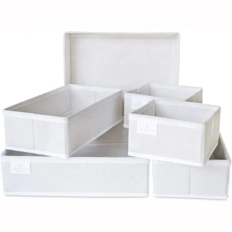 6pcs White Color Underwear Storage Divider Box for Bedroom Solutions, Customized color
6pcs White Color Underwear Storage Divider Box for Bedroom Solutions, Customized color