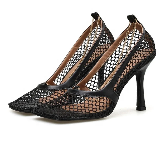 Closed Toe Fish Net High Heels Shoes Women Footwear Block Heels Sandals For Ladies, Beige, black, yellow, white
Closed Toe Fish Net High Heels Shoes Women Footwear Block Heels Sandals For Ladies, Beige, black, yellow, white