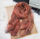 Satin Scarves Pashmina Cotton Chiffon Cashmere Silk Scarf Women Hijab