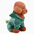 Eco-Friendly Coral fleece Dinosaur pet Turned Four-Legged Clothes dog clothes winter