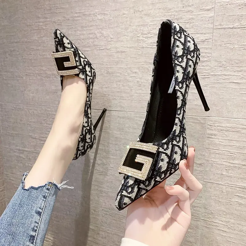 New Design Summer Print Pattern Pointed Toe Stiletto Elegant Ladies High Heel Sandals, As picture
New Design Summer Print Pattern Pointed Toe Stiletto Elegant Ladies High Heel Sandals, As picture