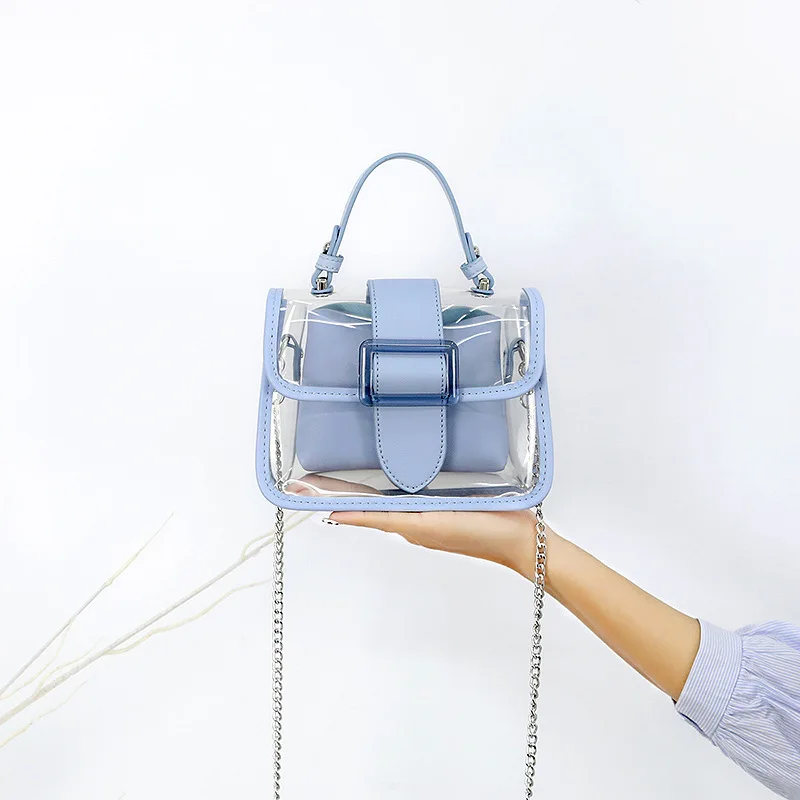 ins transparent handbags women bag 2020 jelly bag women pvc handbag chain bag, Customizable
ins transparent handbags women bag 2020 jelly bag women pvc handbag chain bag, Customizable