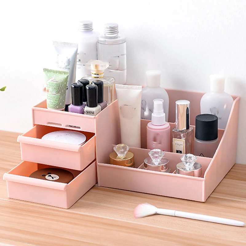 Hot selling adjustable plastic make up storage box multifunctional desktop bathroom cosmetics storage boxes, Pink/white/green/blue
Hot selling adjustable plastic make up storage box multifunctional desktop bathroom cosmetics storage boxes, Pink/white/green/blue