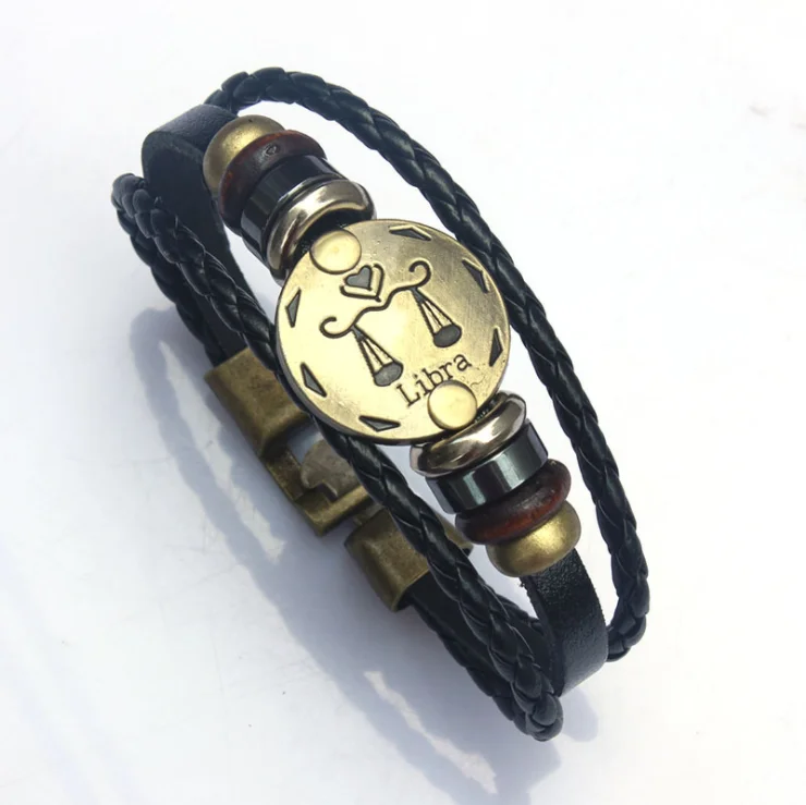 2021 woven pu leather vintage twelve zodiac charm bracelets,wholesale 12 zodiac bracelet, Red,blue, yellow and love zinc alloy bracelet
2021 woven pu leather vintage twelve zodiac charm bracelets,wholesale 12 zodiac bracelet, Red,blue, yellow and love zinc alloy bracelet