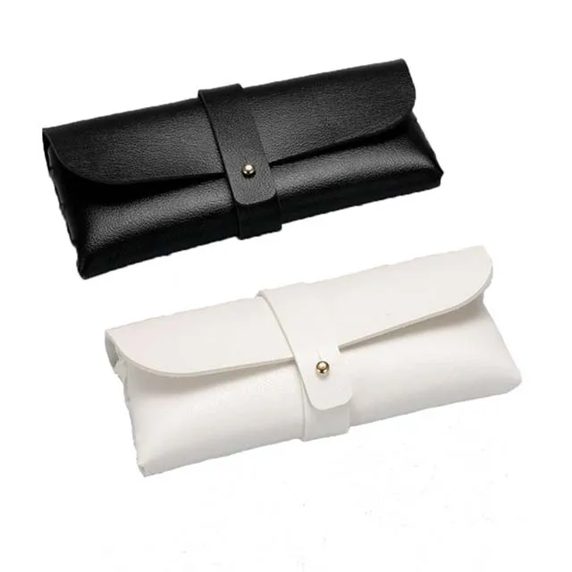 Wholesale Soft Pouch Leather Custom Glasses Cases, White or black
Wholesale Soft Pouch Leather Custom Glasses Cases, White or black