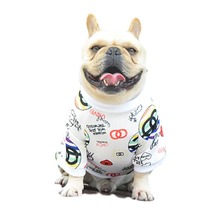 Summer Dog Fashion Pullover T-Shirt Pet Cat Clothing Colorful Tee Shirts for Dogs, White
Summer Dog Fashion Pullover T-Shirt Pet Cat Clothing Colorful Tee Shirts for Dogs, White