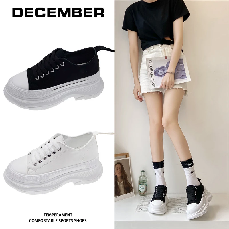 2021 Casual Shoes Women Thick Bottom Designer Sneakers Fashion Platform White Canvas Shoes Vulcanize Zapatos De Mujer, Black,white
2021 Casual Shoes Women Thick Bottom Designer Sneakers Fashion Platform White Canvas Shoes Vulcanize Zapatos De Mujer, Black,white