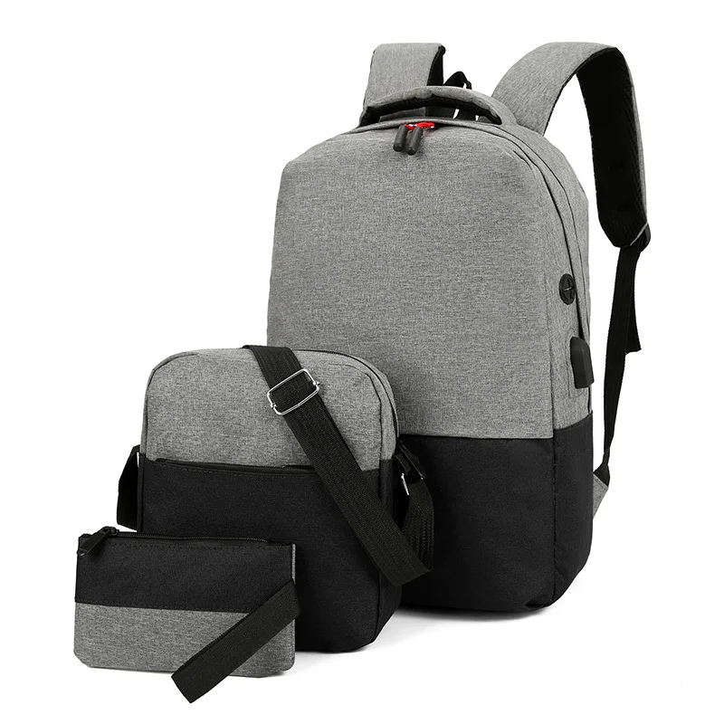 backpack factory direct bag new purse 3 pieces for boys and man Promotional 3 pcs gift hot selling hiking in 1 set
backpack factory direct bag new purse 3 pieces for boys and man Promotional 3 pcs gift hot selling hiking in 1 set