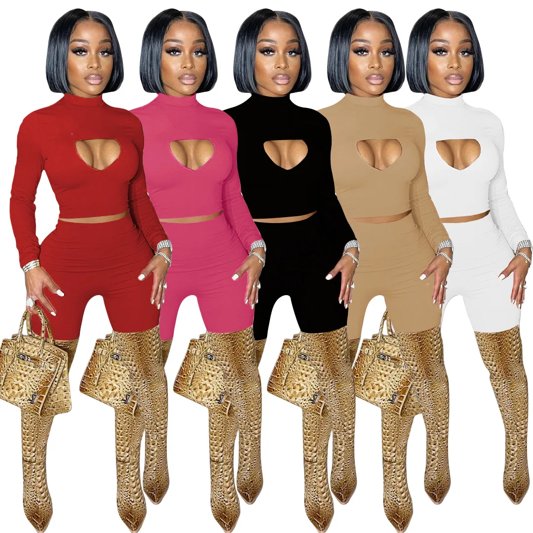 HONGNUO fashion lady club outfits crop tops hollow out hole high waist bodycon outfits clothes women sexy 2 piece set, Picture shows
HONGNUO fashion lady club outfits crop tops hollow out hole high waist bodycon outfits clothes women sexy 2 piece set, Picture shows