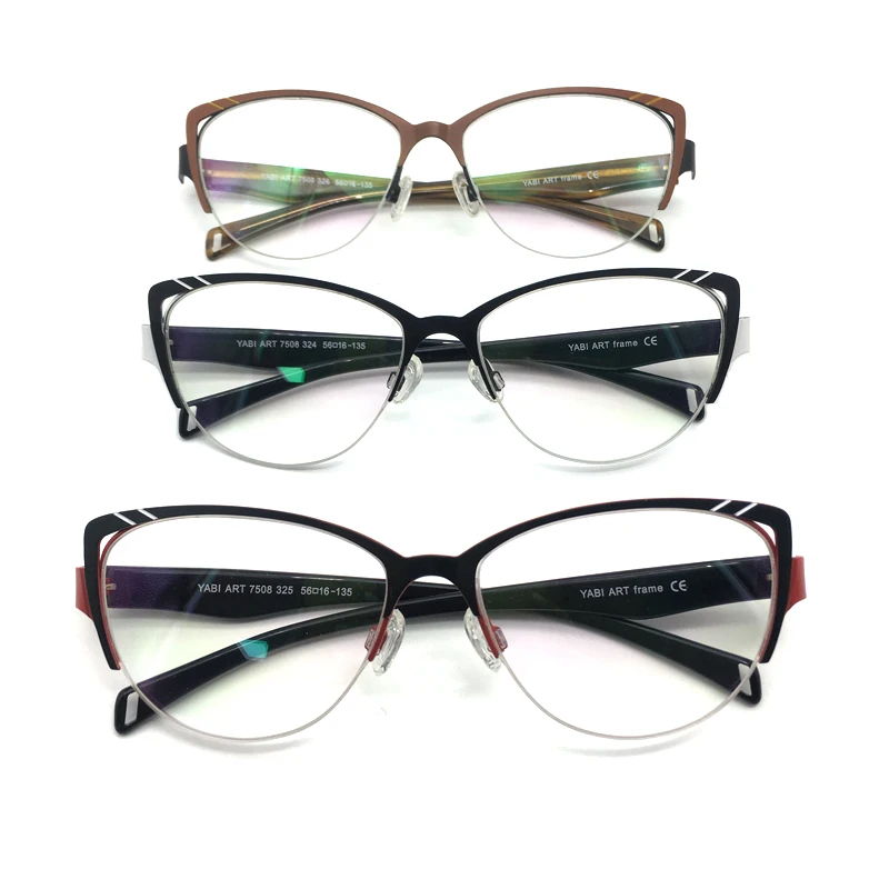 Factory Wholesale Eyeglass Frame Oval eyeglass frames in stock, 3 colors for choosing
Factory Wholesale Eyeglass Frame Oval eyeglass frames in stock, 3 colors for choosing