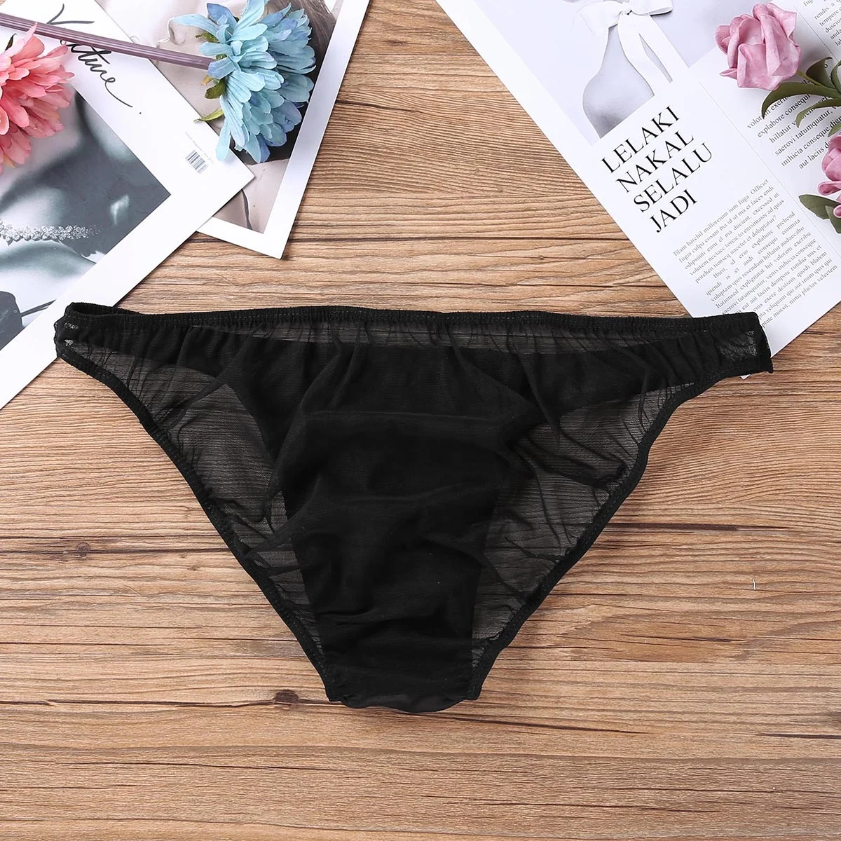 Mens Transparent Lingerie Soft Breathable Sheer Mesh Shiny Ruffle Bikini Briefs Panties Men Underwear
Mens Transparent Lingerie Soft Breathable Sheer Mesh Shiny Ruffle Bikini Briefs Panties Men Underwear
