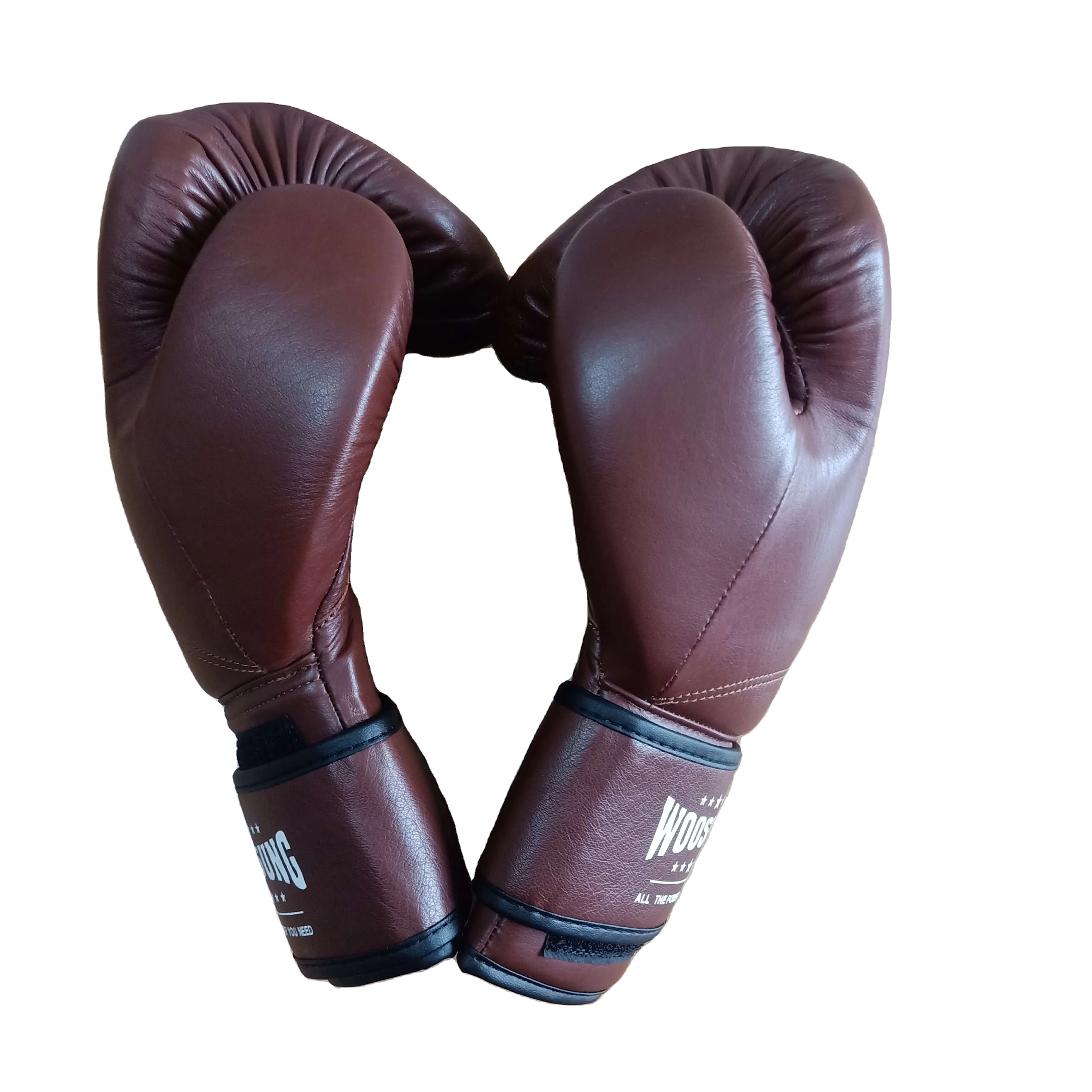 

Woosung lace up hot selling good quality fitness wholesale ufc custom adults thai custom boxing bag gloves