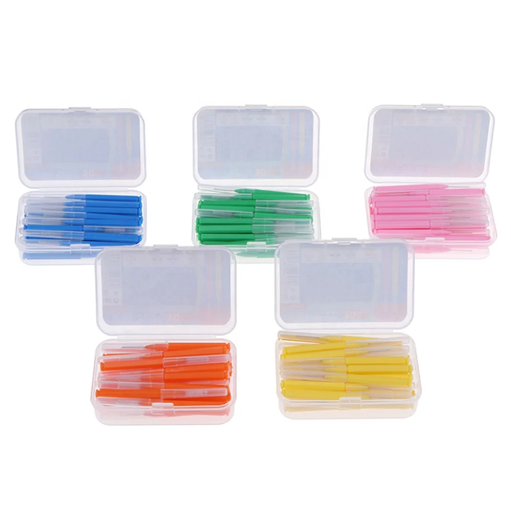 Wholesale High Quality Effective 60 Piece Interdental Soft Stick Biodegradable Silicone Interdental Brushes Custom Private Label, Blue green yellow white grey pink orange
Wholesale High Quality Effective 60 Piece Interdental Soft Stick Biodegradable Silicone Interdental Brushes Custom Private Label, Blue green yellow white grey pink orange