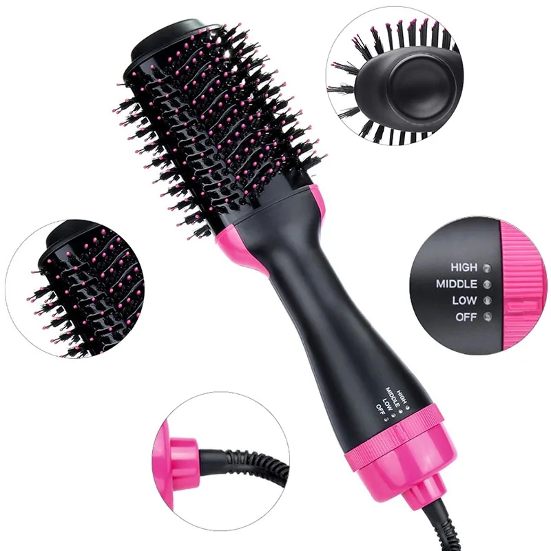 Best Quality Material One Step Hair Dryer and Volumizer Styler Comb Hot Air Styling Brush, Pink/blue/green
Best Quality Material One Step Hair Dryer and Volumizer Styler Comb Hot Air Styling Brush, Pink/blue/green