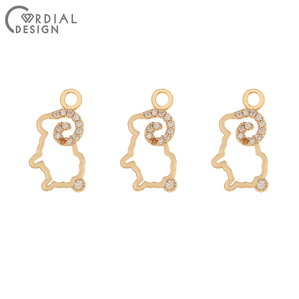Jewelry Accessories Cordial Design 50Pcs 9*17MM CZ Charms Jewelry Findings & Components Earrings Making Hand Made DIY Pendant
Jewelry Accessories Cordial Design 50Pcs 9*17MM CZ Charms Jewelry Findings & Components Earrings Making Hand Made DIY Pendant