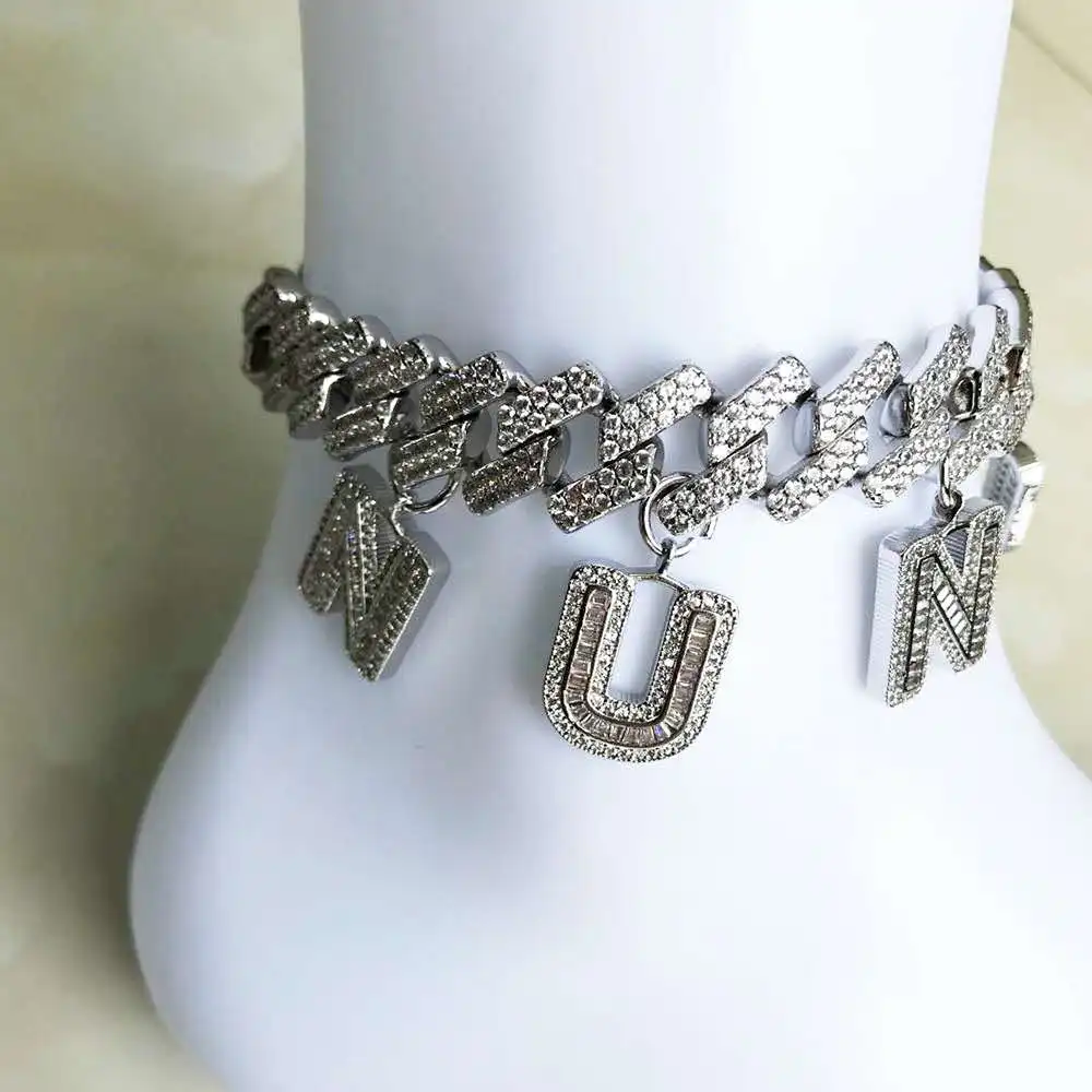 Jialin Jewelry Fashion accessories hip-hop hip ankle bracelet foot lettering Cuban link chain bracelet woman
Jialin Jewelry Fashion accessories hip-hop hip ankle bracelet foot lettering Cuban link chain bracelet woman