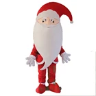 2019 Wholesale Plush Cartoon Adult Mascot Costume Christmas Santa Claus costume for hot sale