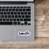 Smile Sticker Inspirational Quotes Galaxy Stickers - Laptop, Phone, Tablet Vinyl Decal Sticker