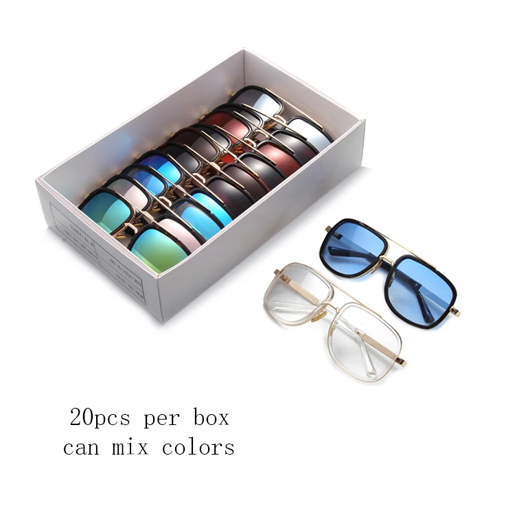 Free Shipping 20pcs Per Box Big Frame Sunglasses Men Square Fashion Glasses High Quality Retro Sun Glasses Vintage Gafas Oculos
Free Shipping 20pcs Per Box Big Frame Sunglasses Men Square Fashion Glasses High Quality Retro Sun Glasses Vintage Gafas Oculos
