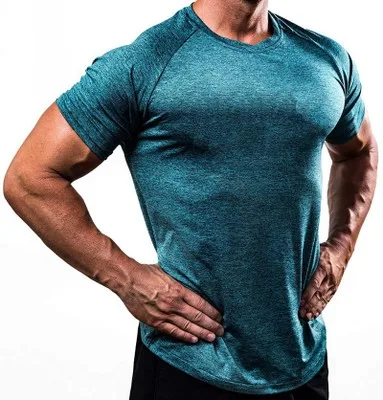Pure color fitness clothing men's quick-drying breathable training high-elastic tights short-sleeved sports clothing, Multiple colors available
Pure color fitness clothing men's quick-drying breathable training high-elastic tights short-sleeved sports clothing, Multiple colors available