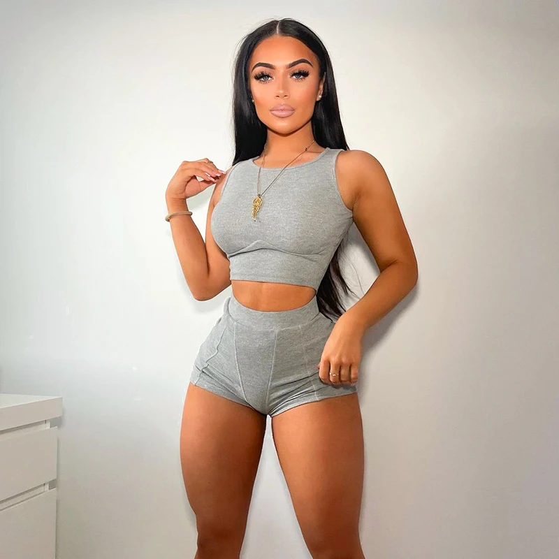 CuteNOVA A21ST136 New Designer Summer Two Piece Short Sets in Solid Color and Wears Casual Fitness Jogging Yoga Women Sets
CuteNOVA A21ST136 New Designer Summer Two Piece Short Sets in Solid Color and Wears Casual Fitness Jogging Yoga Women Sets