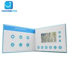 High quality business greeting lcd video gift box gifts videos cards consulation industry brochure