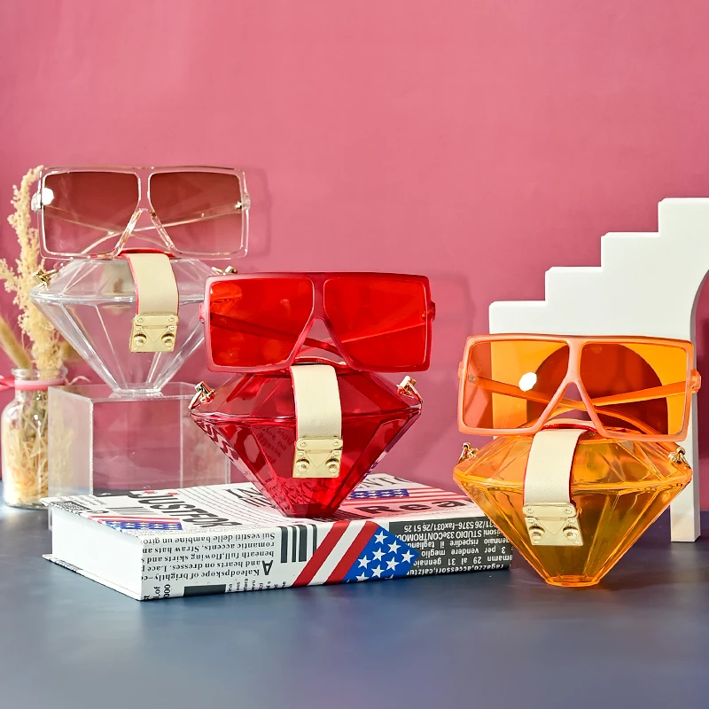 2021 Summer shades and purse set ladies PVC acrylic purse glasses and purse sets, 5 colors
2021 Summer shades and purse set ladies PVC acrylic purse glasses and purse sets, 5 colors