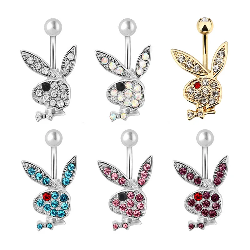 Wholesale Designer Personalize Surgical Stainless Steel Cute Bunny Belly Ring, White,black,pink,rose pink
Wholesale Designer Personalize Surgical Stainless Steel Cute Bunny Belly Ring, White,black,pink,rose pink