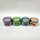 Custom printed 3oz 4oz 8 oz seamless metal round shaped candle tin containers matte black candle tins
