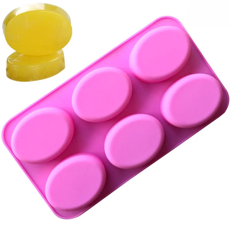 DIY 6 With Big Oval Silicone Cake Handmade Soap Cold Soap Scented Candle Silicone Mold
DIY 6 With Big Oval Silicone Cake Handmade Soap Cold Soap Scented Candle Silicone Mold