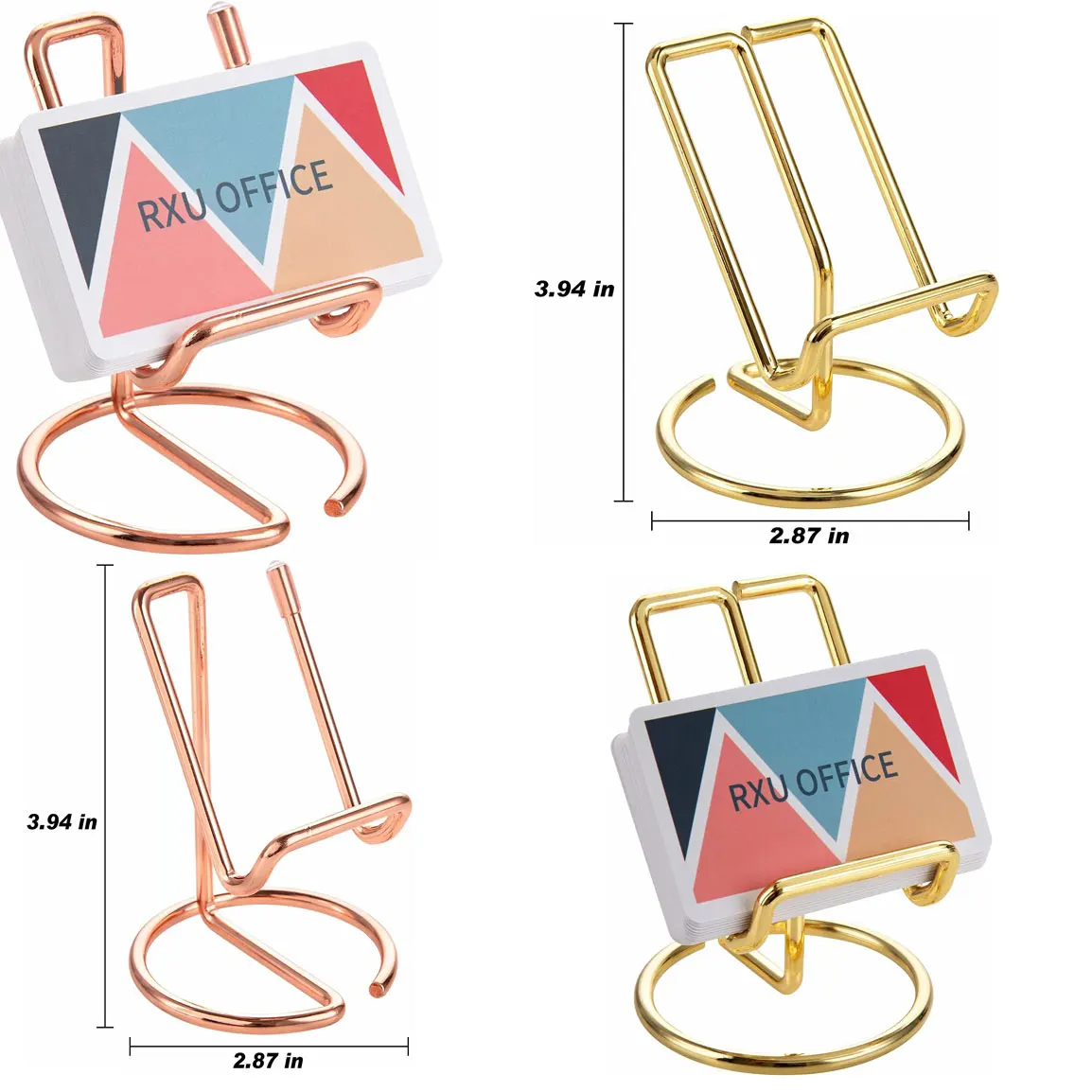 Cute Metal Desktop Cell Phone Holder Display ,Business Card Holder for Desk - Rose & Gold Colors
Cute Metal Desktop Cell Phone Holder Display ,Business Card Holder for Desk - Rose & Gold Colors