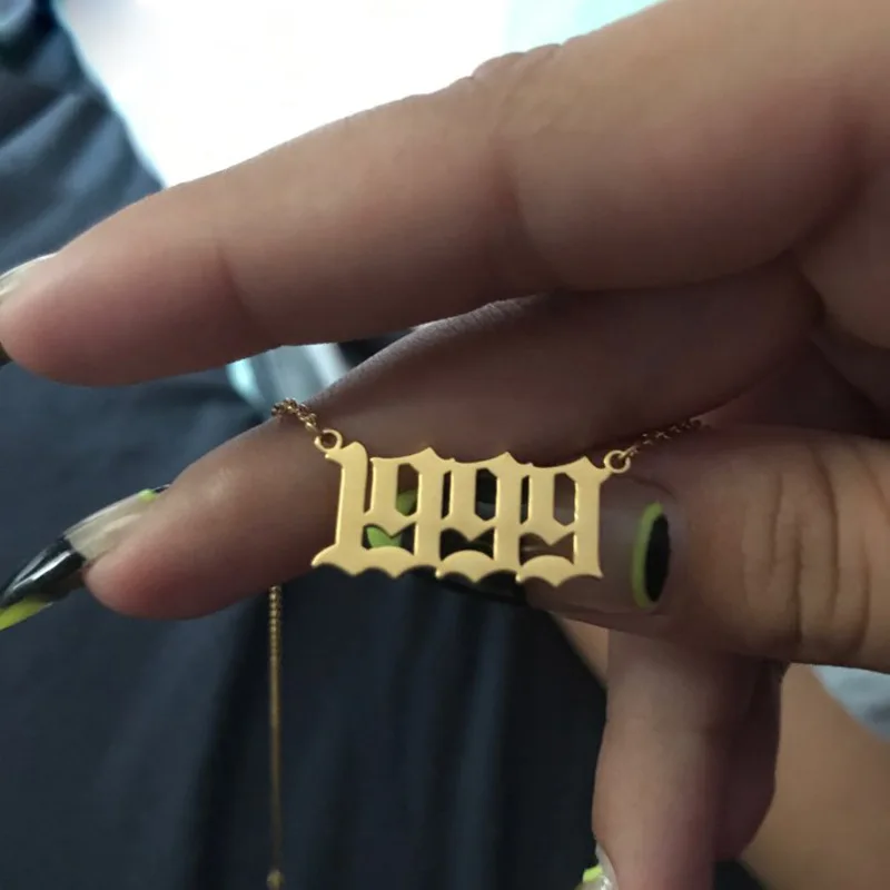 Tianjin Custom Thanksgiving stainless steel Name Letter Pendant birth year necklace
Tianjin Custom Thanksgiving stainless steel Name Letter Pendant birth year necklace