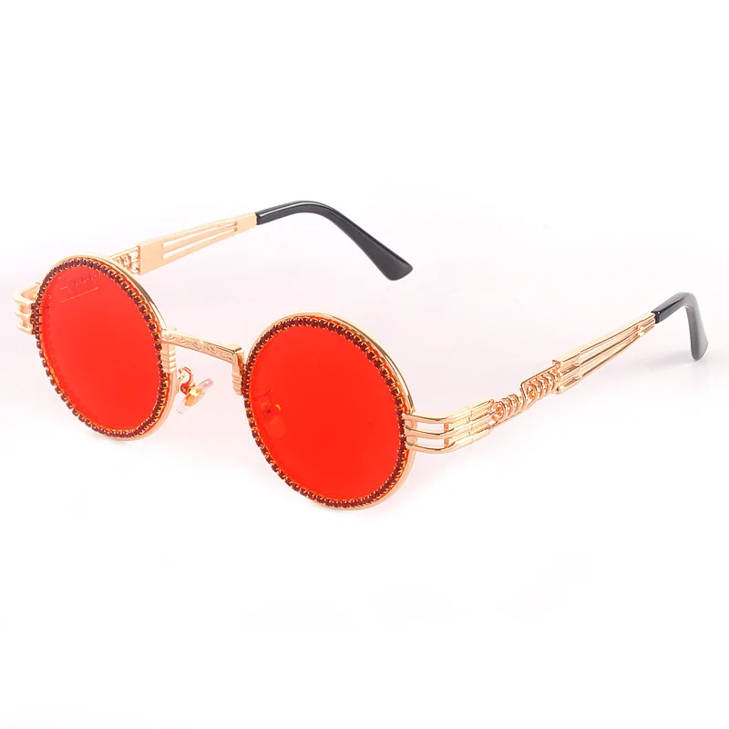 Fashion Women Small Round Frame High Quality Yellow Rhinestone Sunglasses, Retro Sun Glasses For Ladies 2021/, Custom colors
Fashion Women Small Round Frame High Quality Yellow Rhinestone Sunglasses, Retro Sun Glasses For Ladies 2021/, Custom colors