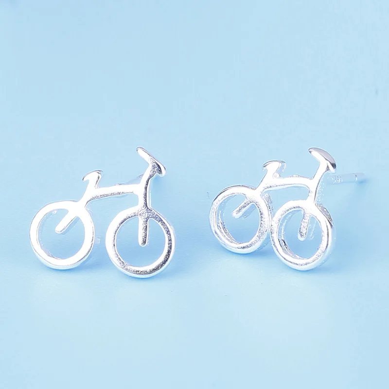 Statement S925 Sterling Silver Bicycle Stud Earrings Best Selling Exquisite Sterling Silver Bike Earring For Party
Statement S925 Sterling Silver Bicycle Stud Earrings Best Selling Exquisite Sterling Silver Bike Earring For Party