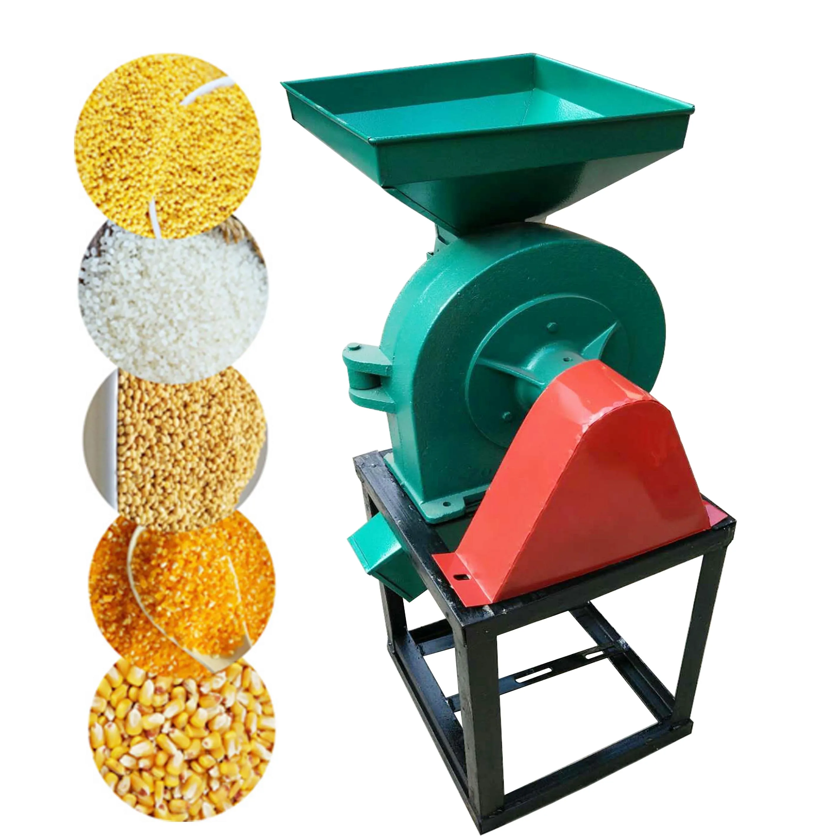 Factory electric or diesel organic powder grain seed wheat flour mill price
