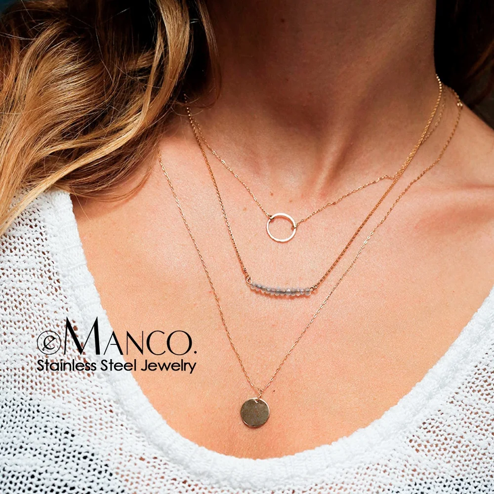 Crystal Layered Necklace Set for Women Fine Stainless Steel Necklace Trendy 14k Gold Plated Jewelry Wholesale
Crystal Layered Necklace Set for Women Fine Stainless Steel Necklace Trendy 14k Gold Plated Jewelry Wholesale