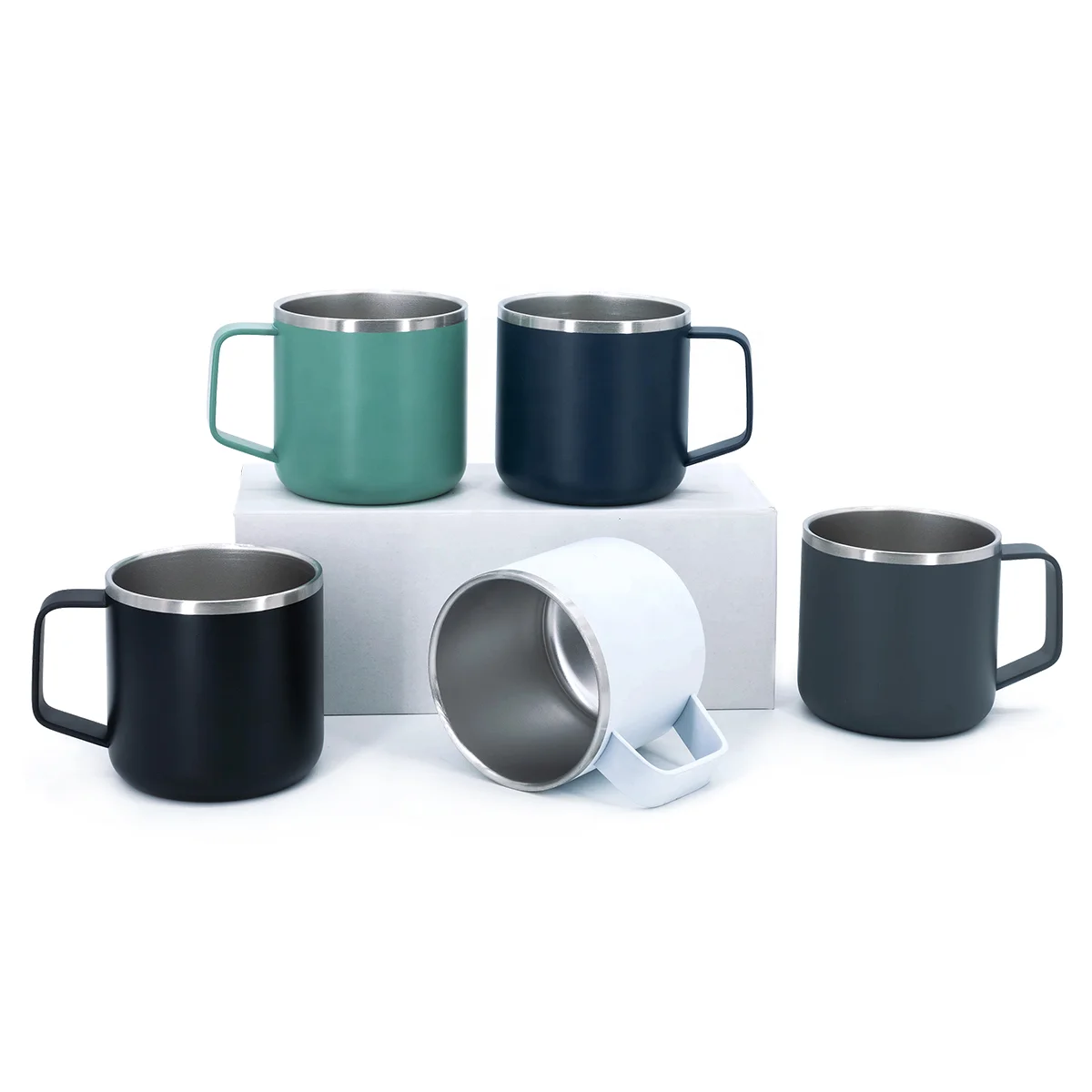 Wholesale Custom Logo Stainless Steel Vacuum Coffee Cup with Handle, Customized colors acceptable
Wholesale Custom Logo Stainless Steel Vacuum Coffee Cup with Handle, Customized colors acceptable