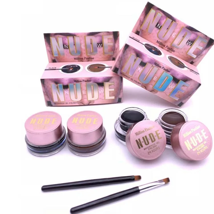 ISO 22716 GMP Factory Sale Black+Brown Natural Waterproof Long Lasting Eyeliner Gel Hot Eye Beauty Makeup
ISO 22716 GMP Factory Sale Black+Brown Natural Waterproof Long Lasting Eyeliner Gel Hot Eye Beauty Makeup