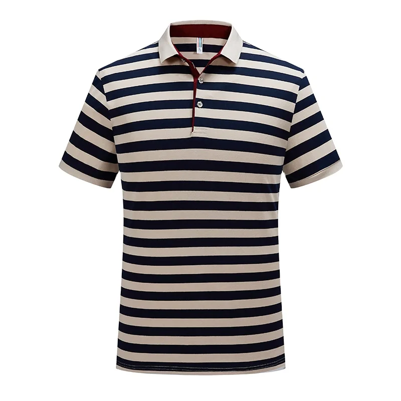 Summer Cotton Stripe Printing Top 2021 New T-Shirt Men'S Half Sleeve Polo T-Shirt, 16 color
Summer Cotton Stripe Printing Top 2021 New T-Shirt Men'S Half Sleeve Polo T-Shirt, 16 color