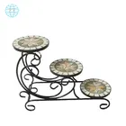 new design indoor furniture flower stand with pot ,Cheap metal outdoor garden planter flower stand