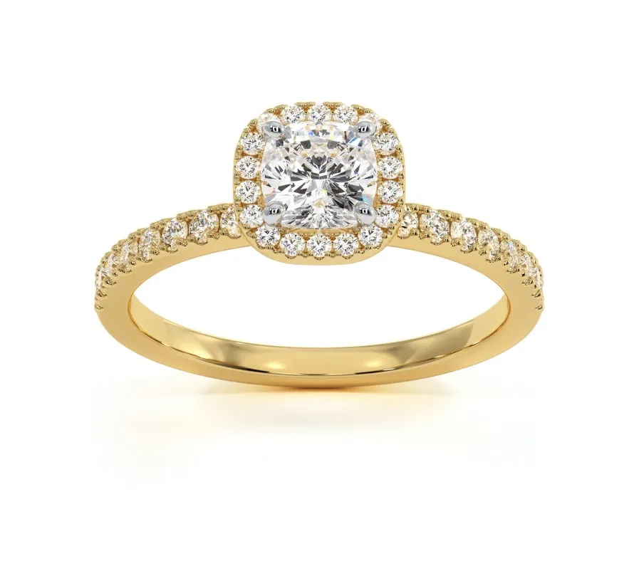Custom 18K Gold Plated Cushion Cut Cubic Zirconia Diamond Sterling Silver Rings Jewelry For Women, Attractive
Custom 18K Gold Plated Cushion Cut Cubic Zirconia Diamond Sterling Silver Rings Jewelry For Women, Attractive