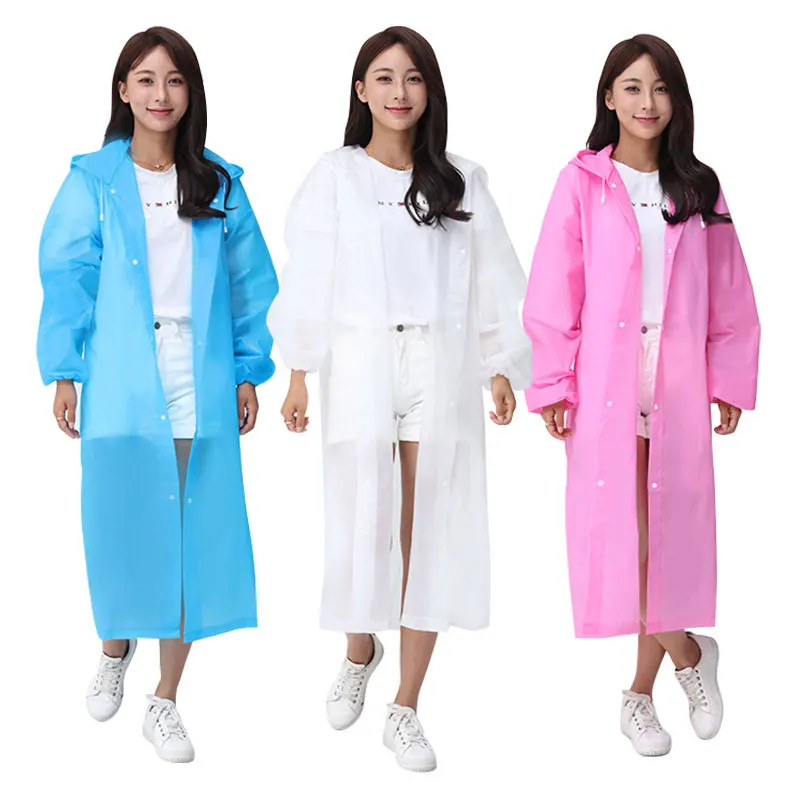 Hiking fashion adult men women rain coat thicken EVA environmental Pink raincoats for adults
Hiking fashion adult men women rain coat thicken EVA environmental Pink raincoats for adults