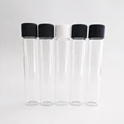 Vial Screw Top Glass Pre Roll Tubes Glass Doob CR Cap Vial Joint Blunt Pre Rolled Tube With Screw Top Lid
