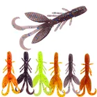 Saltwater Catsing Fish Lures 12pcs-in-1 Bag Shrimp-Shape Soft Bait Fishing Lures