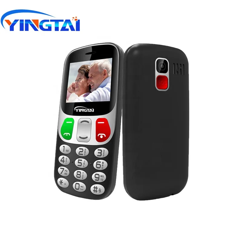 

YINGTAI 2G 2.4 inch MTK 6261 elderly mobile phone OEM ODM for old man Dual SIM bar Phone high quality Big keyboard SOS