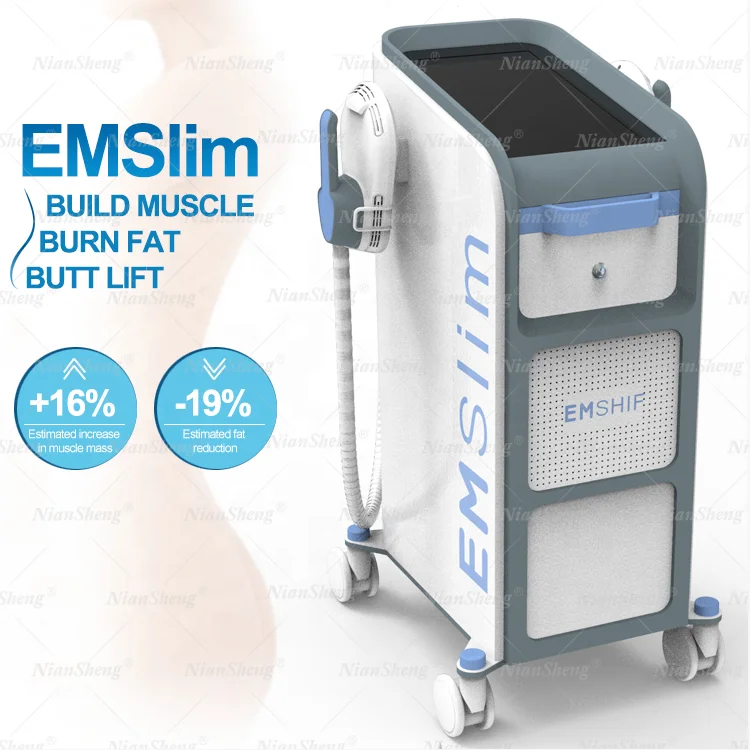 Professional EMSlim Body Sculpt Butt Lifting Muscle Building EMS Body Shaper Slimming Machine, White
Professional EMSlim Body Sculpt Butt Lifting Muscle Building EMS Body Shaper Slimming Machine, White