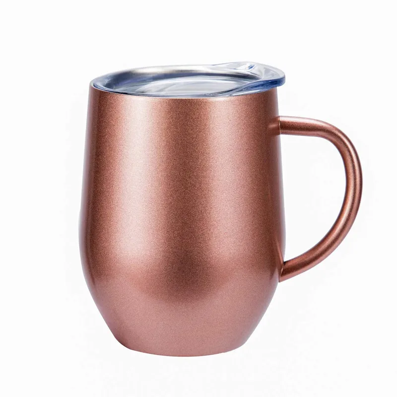 Creative Customization Outdoor Insulation 12oz Eggshell Cup Double Vacuum Stainless Steel Mug with Handle, Customized color
Creative Customization Outdoor Insulation 12oz Eggshell Cup Double Vacuum Stainless Steel Mug with Handle, Customized color