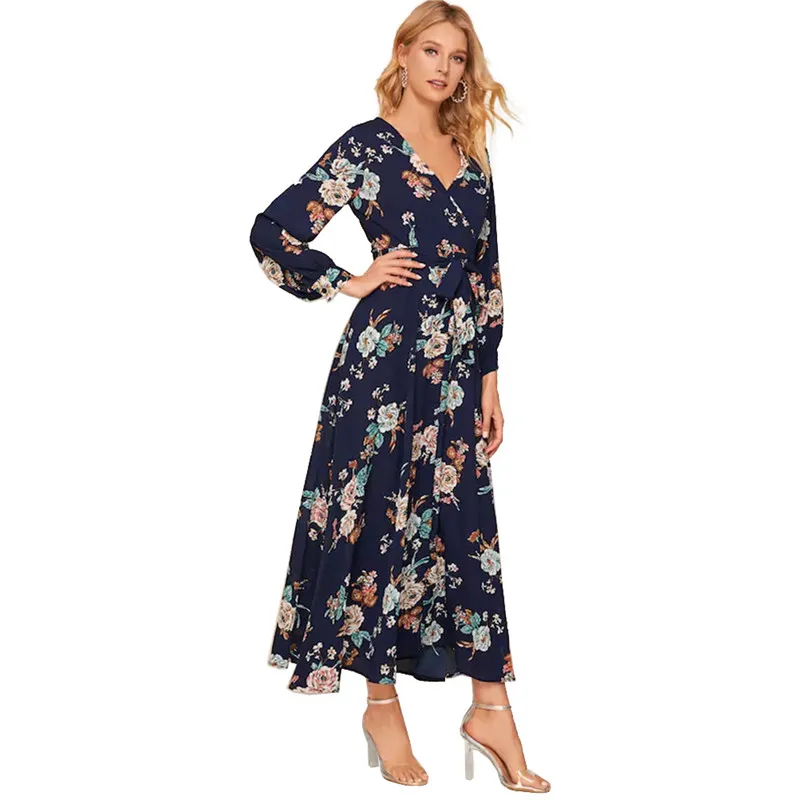 Female Designer Clothes Slim Casual Long Sleeve Seaside Holiday Dresses Lady Beach Long Dress Flowers Floral Dresses for Women, 1 colors to choose
Female Designer Clothes Slim Casual Long Sleeve Seaside Holiday Dresses Lady Beach Long Dress Flowers Floral Dresses for Women, 1 colors to choose